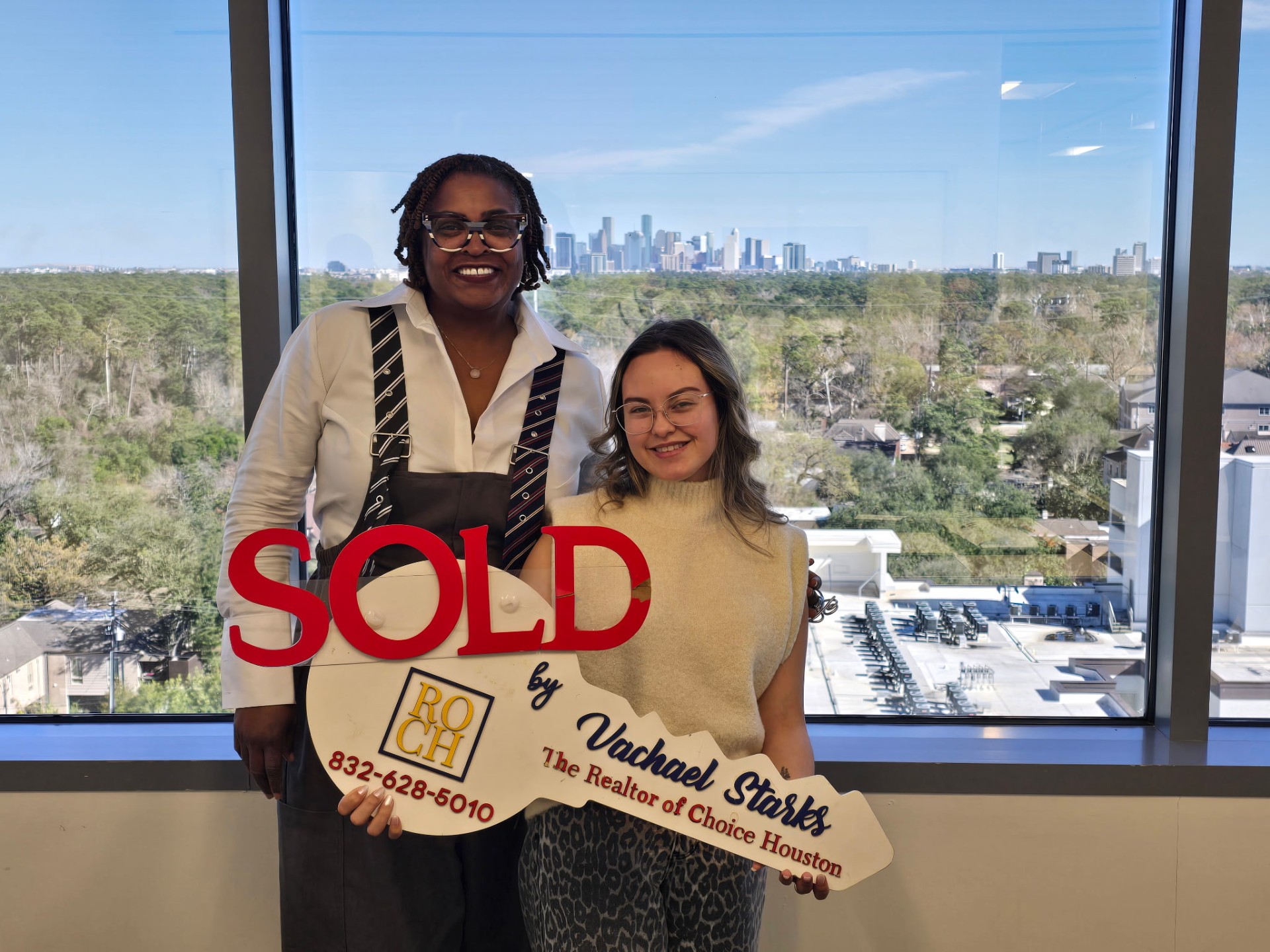 Closed with a view. Houston's next homeowner.